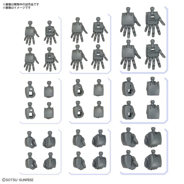 Option Parts Set Gunpla 04 (Build Hands Round)