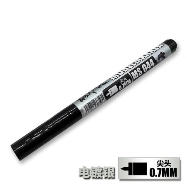 Mo Shi MS-044 Metallic Color Model Marker SILVER
